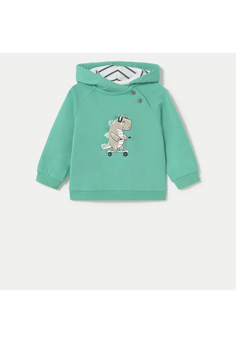 Bluza baieti  1467, Bumbac/Poliester, Verde, Verde