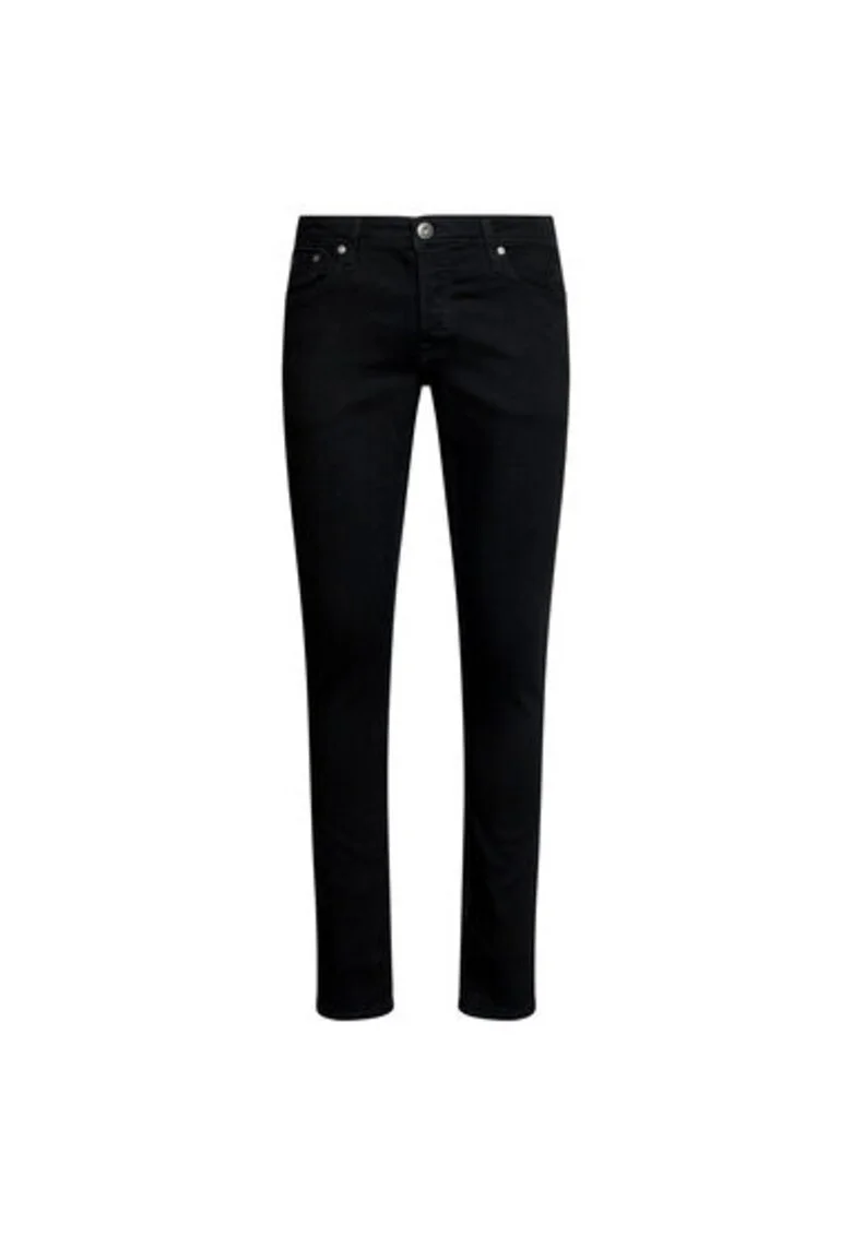Blugi barbati,  208514576, Bumbac/Poliester, Negru, Negru