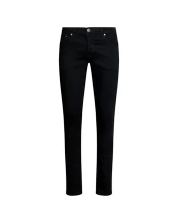 Blugi barbati,  208514576, Bumbac/Poliester, Negru, Negru