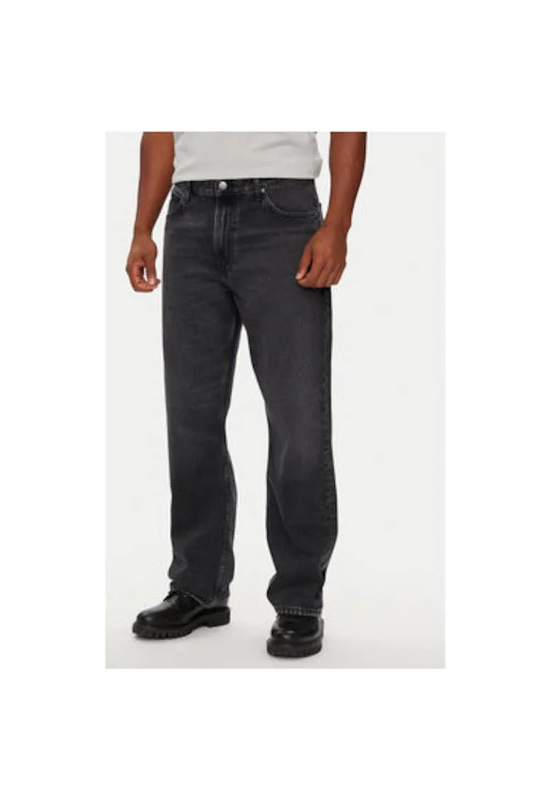 Blugi barbati,  304281761, Bumbac, Negru, Negru