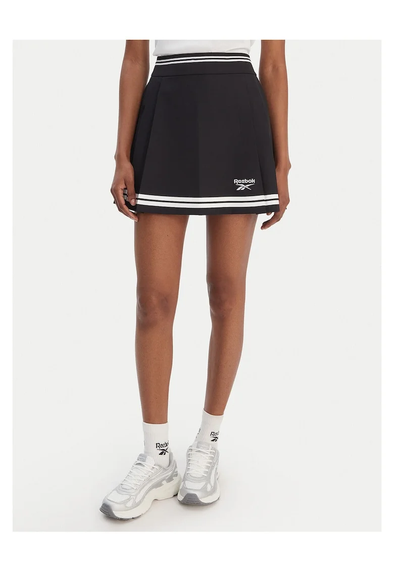 Fusta mini  poliester, negru