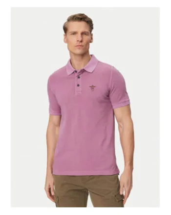 Polo Barbati,  Violet, 100% bumbac, maneca scurta