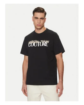 Tricou barbati,  negru, bumbac, imprimeu grafic,