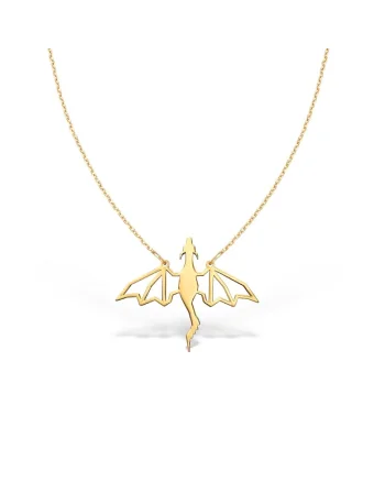 Colier MOTHER OF THE DRAGONS, aur galben 14K