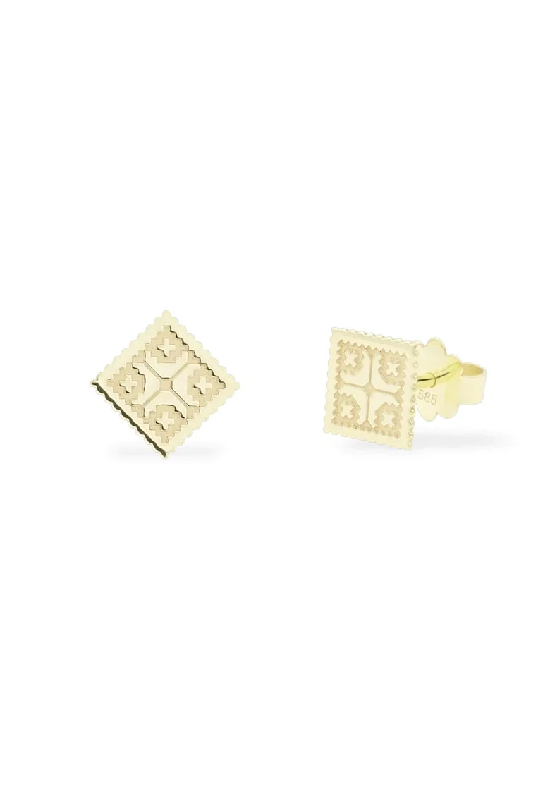 Cercei CERGA ZORILOR, aur 14K