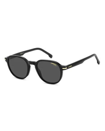 Ochelari de soare pantos cu lentile uni, Auriu/Negru