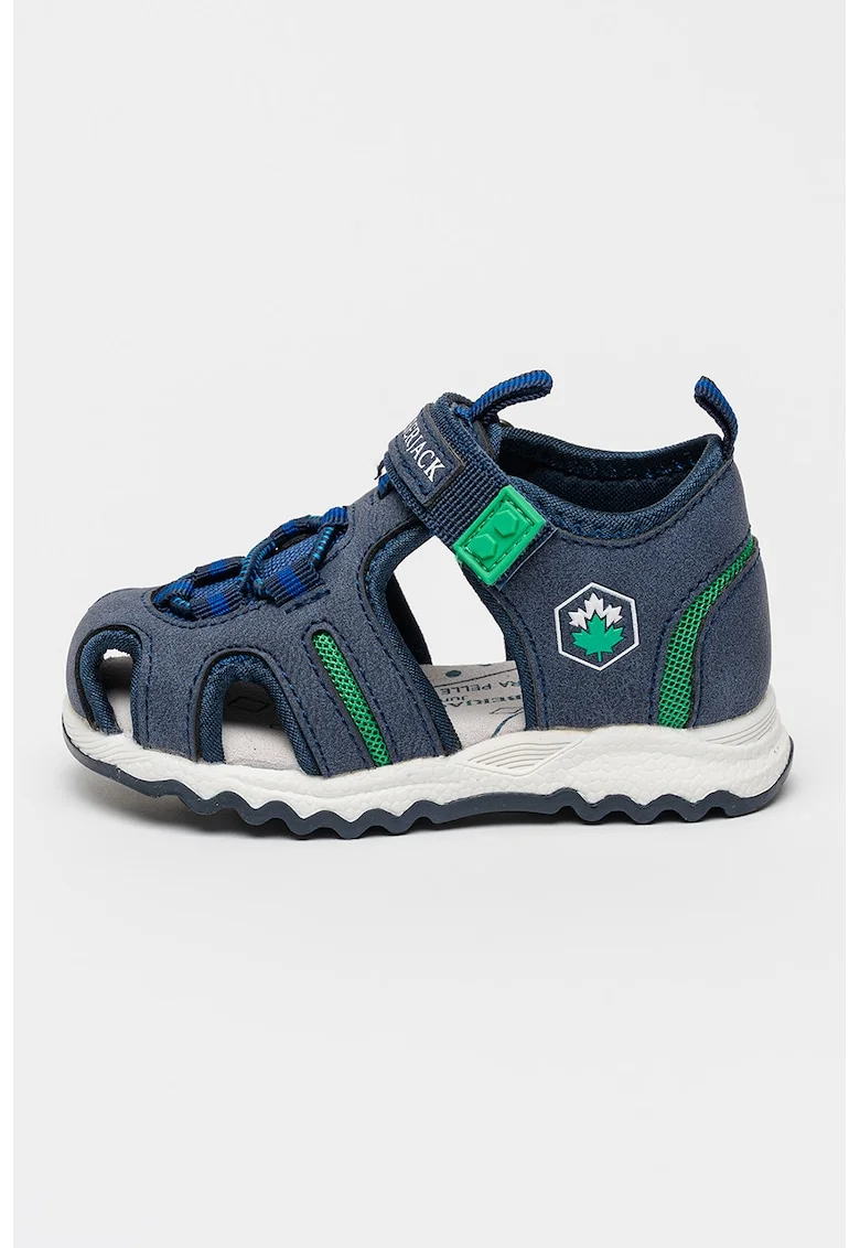 Pantofi din material textil cu decupaje Toby, Verde/Bleumarin