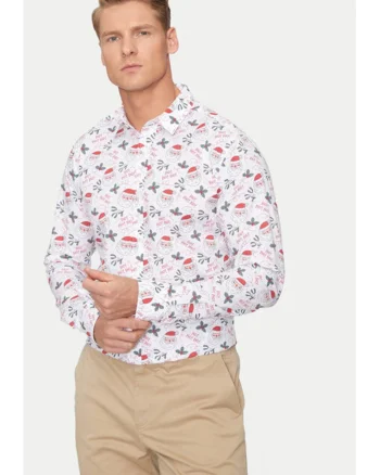Camasa barbati,  304493577, Poliester reciclat/Bumbac, Multicolor, Multicolor