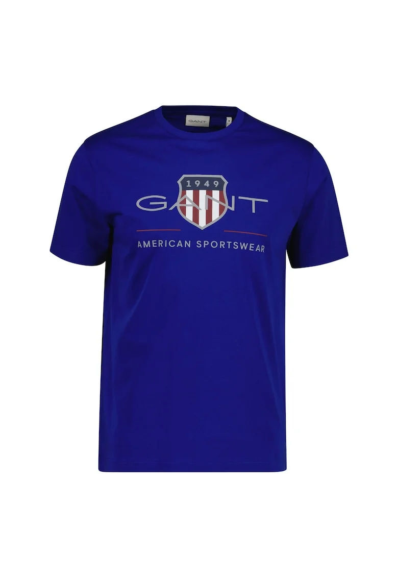 Tricou regular fit cu imprimeu logo Archive Shield, Albastru royal