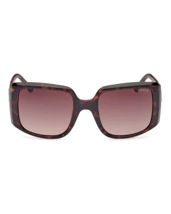 Ochelari de soare dama  patrati, rama havana, lentile maro degrade, 53x21x135mm
