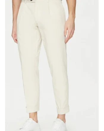 Pantaloni barbati,  304687297, Bumbac, Bej, Bej