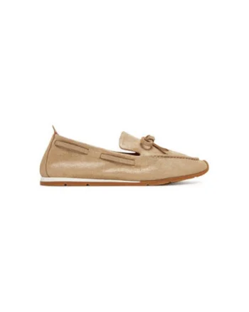 Mocasini dama  DIMAS_BM, Piele naturala, Auriu, Auriu