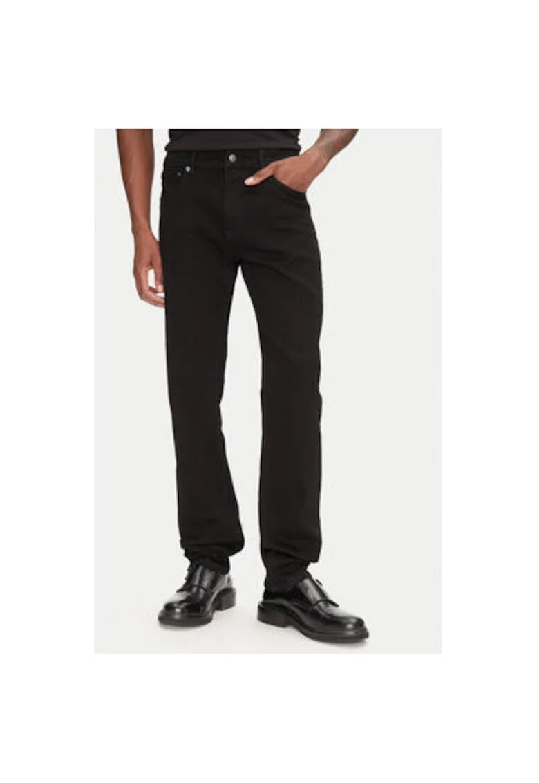 Pantaloni barbati  78OAB5S0 CDW00, Bumbac, Negru, Negru