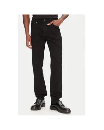 Pantaloni barbati  78OAB5S0 CDW00, Bumbac, Negru, Negru