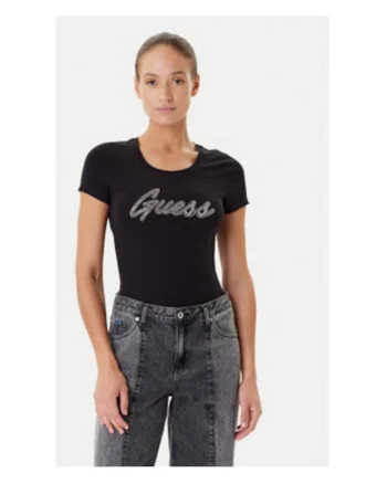 Tricou cu decolteu rotund din amestec de bumbac organic cu logo
