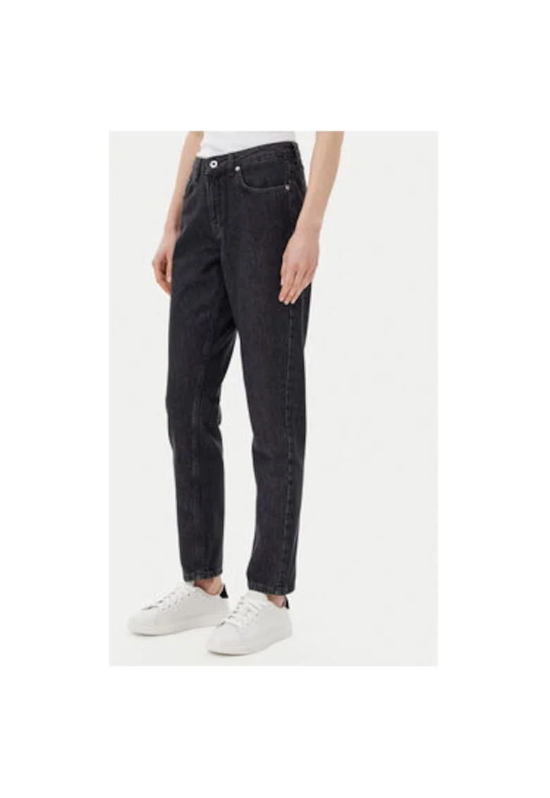 Pantaloni dama  A2W10138, Bumbac organic, Negru, Negru