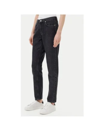 Pantaloni dama  A2W10138, Bumbac organic, Negru, Negru