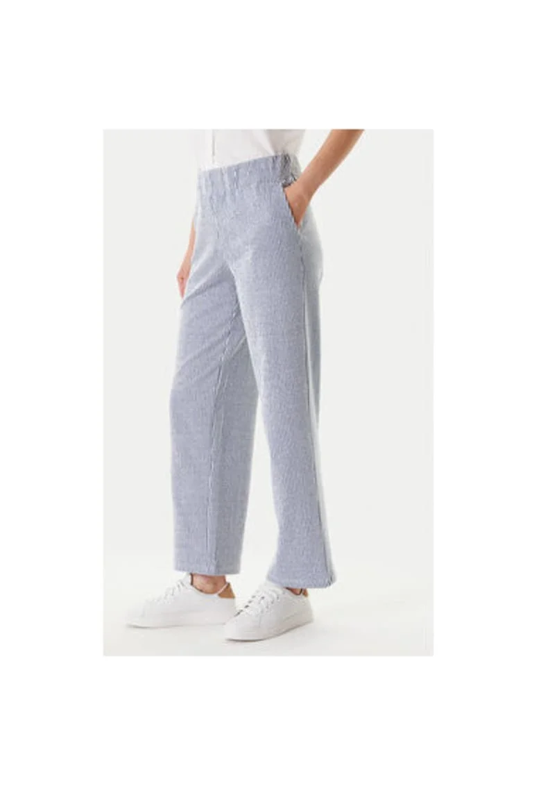 Pantaloni dama  14002199, Bumbac/Poliester, Albastru, Albastru