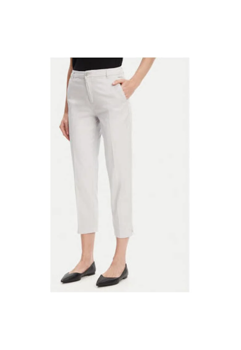 Pantaloni chino dama  4CDR558R5, Bumbac, Gri, Gri