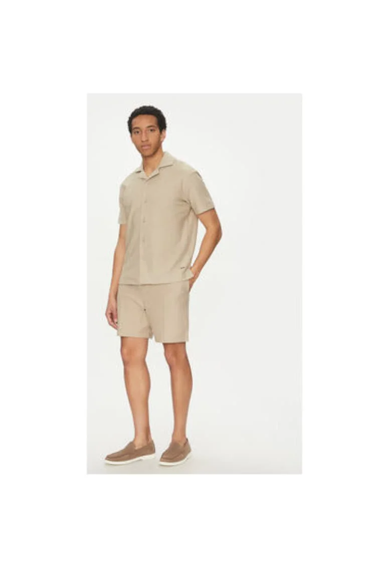 Pantaloni scurti barbati  10019312 30045554, Bumbac, Bej, Bej