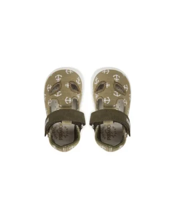 Papuci baieti  7854844, Textil, Kaki, Kaki