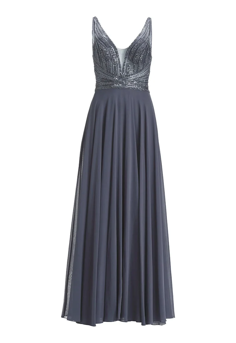 Rochie dama  5AG015HK, Nylon, Gri, Gri
