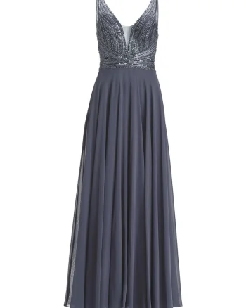 Rochie dama  5AG015HK, Nylon, Gri, Gri