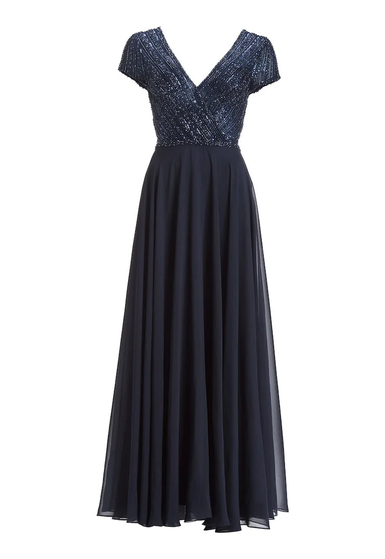 Rochie dama  5AJ002HK, Poliester, Bleumarin, Bleumarin