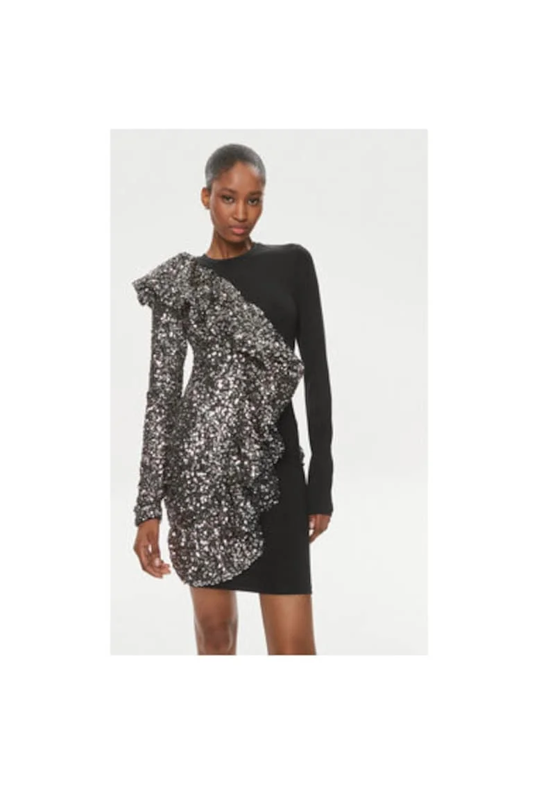 Rochie dama  Viscoza/Poliamida, Negru, Negru