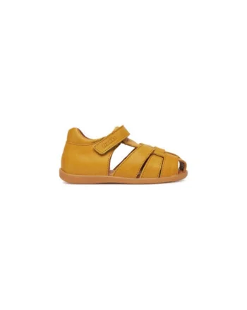 Sandale copii, G2150199-3,  Piele naturala, Galben, Galben