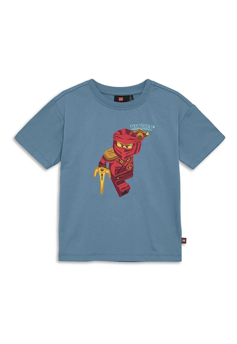 Tricou baieti  12011457, Bumbac organic, Albastru, Albastru
