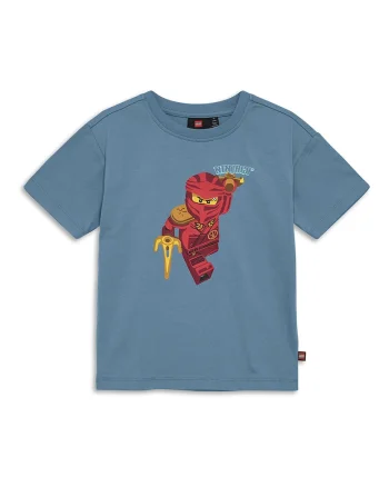 Tricou baieti  12011457, Bumbac organic, Albastru, Albastru