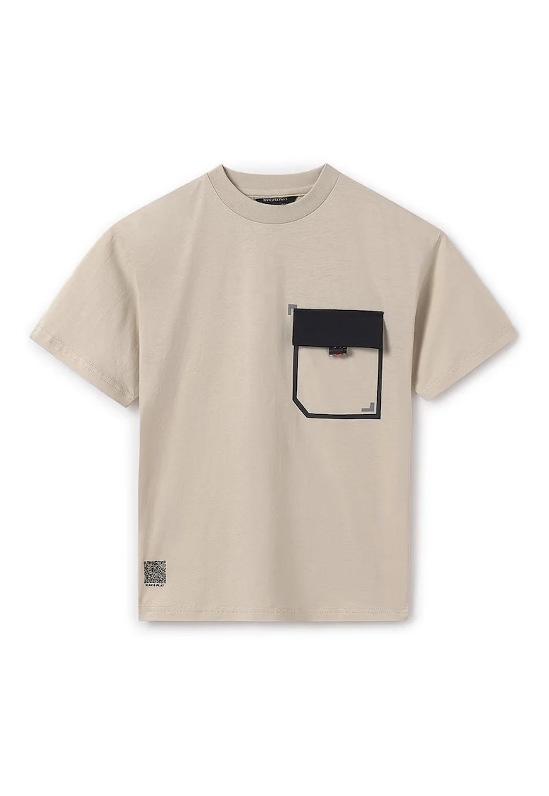 Tricou baieti  6012, Bumbac, Bej, Bej