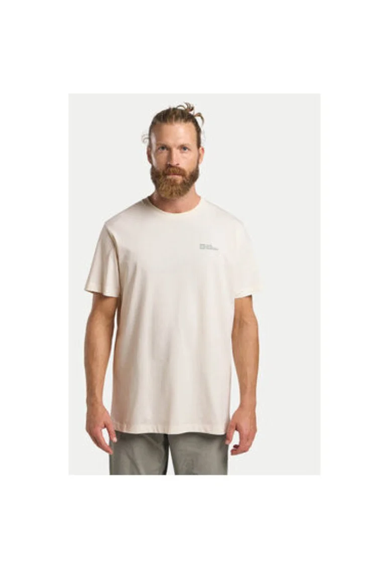 Tricou barbati  1808382, Bumbac organic, Ecru, Ecru
