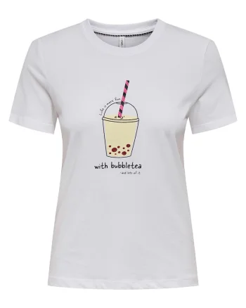 Tricou dama  15349901, Bumbac organic, Alb, Alb