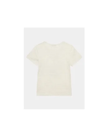 Tricou fete,  303816346, Bumbac, Bej, Bej