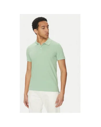 Tricou polo barbati  M5511B-T3240, Bumbac, Verde, Verde