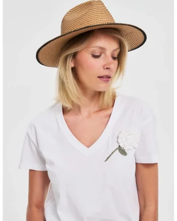 Palarie de paie bej ONE SIZE