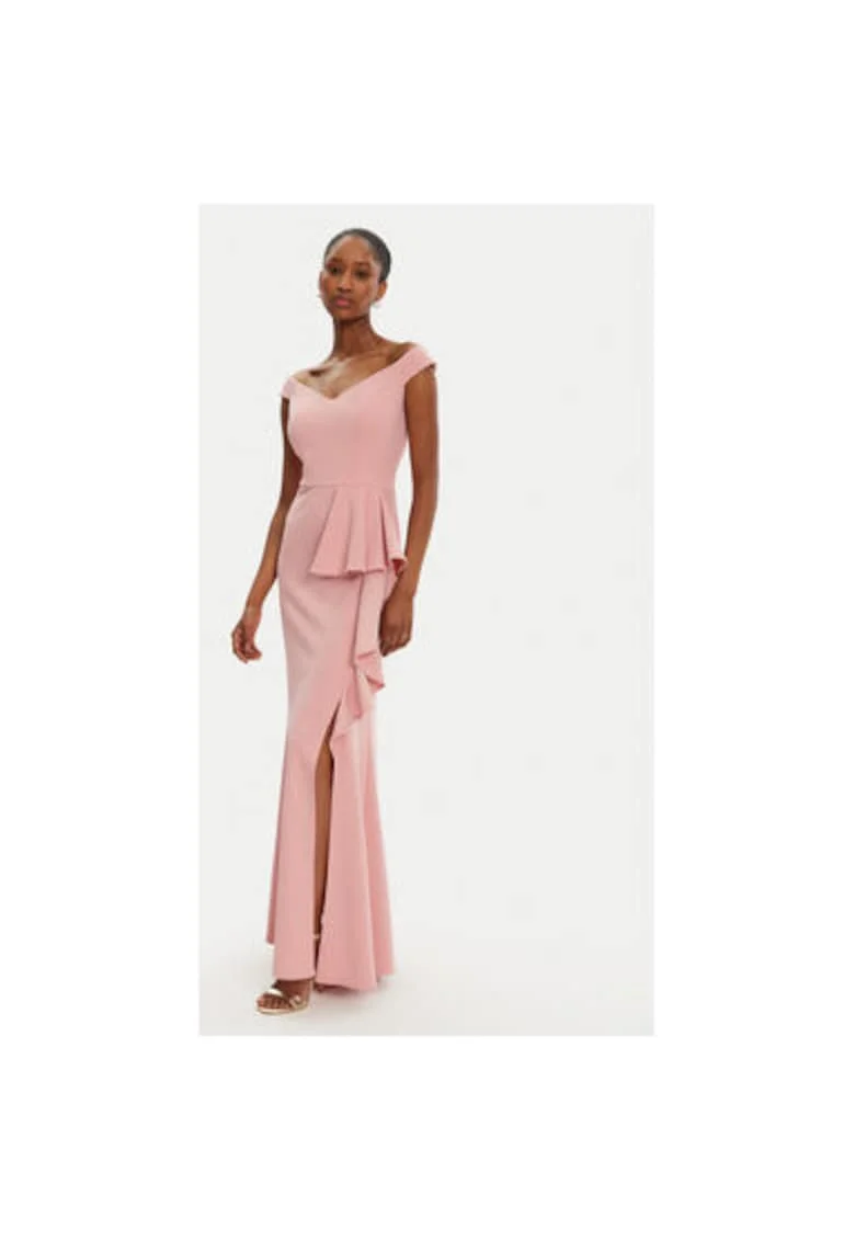 Rochie dama,  305264893, Poliester, Roz, Roz