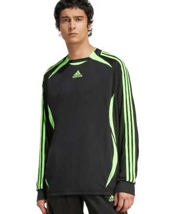 Bluza lejra cu garnituri contrastante, Negru/Verde deschis