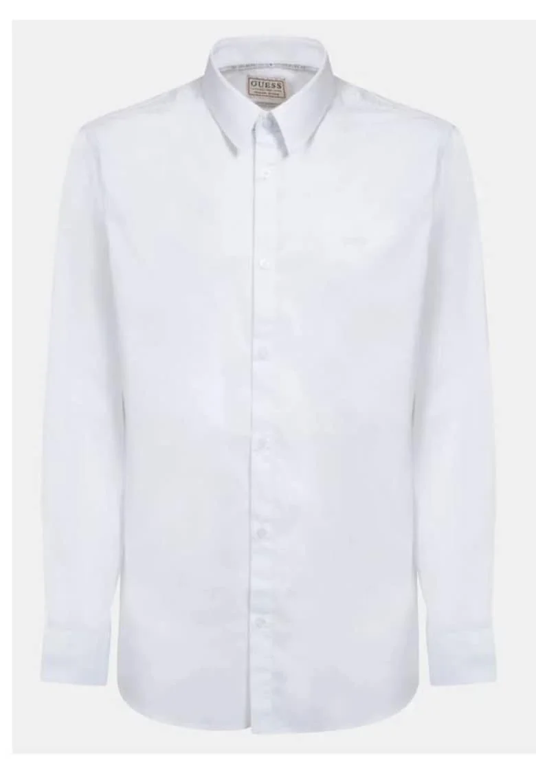 Camasa slim fit din amestec de bumbac,