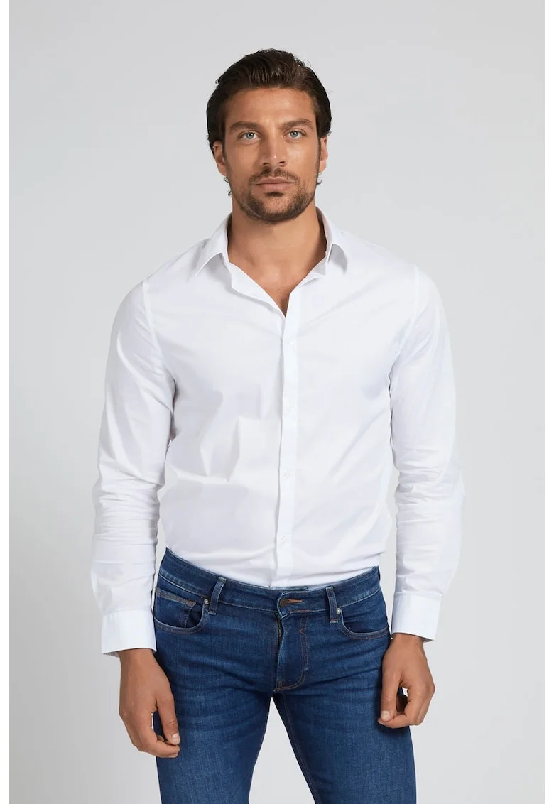 Camasa slim fit, Alb