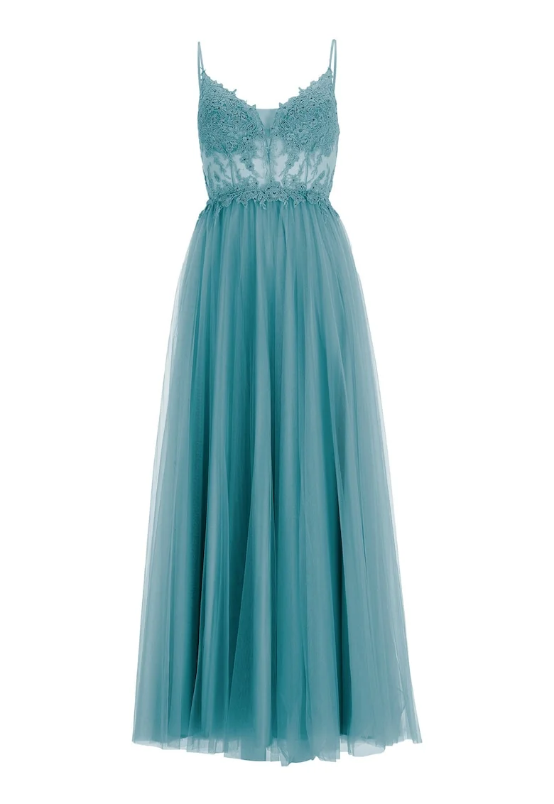 Rochie dama  5AI059HK, Poliester, 56797, Turcoaz
