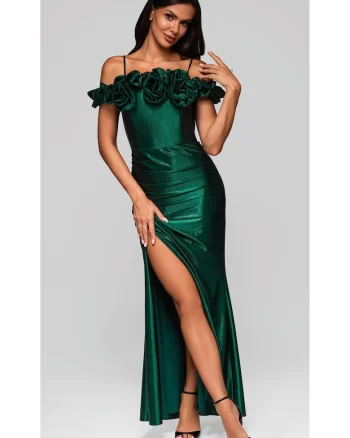 Rochie de seara Maxi  LA-OM-DLR213, Verde