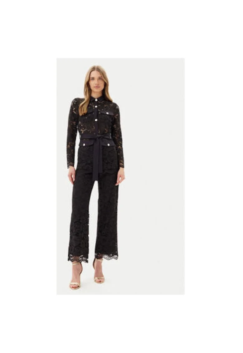 Pantaloni dama  ACPA000739, Bumbac/Poliamida, 29545, Negru