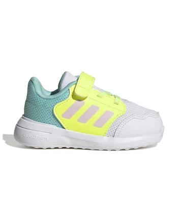 Pantofi sport Tensaur Run 3.0 cu velcro, Alb/Galben