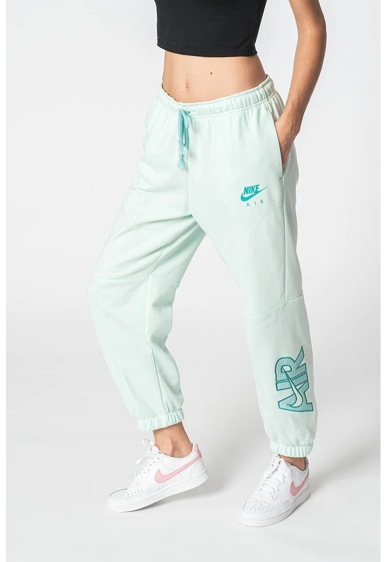 Pantaloni sport lejeri cu buzunare Air, Verde menta
