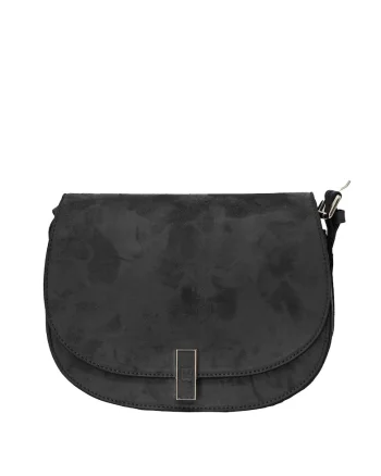 Geanta de umar cu clapa Kate, Negru