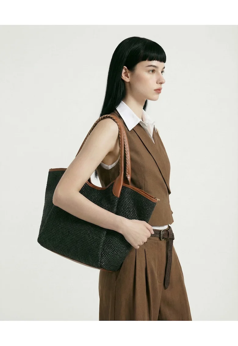 Geanta shopper Valoria Ultra, Negru