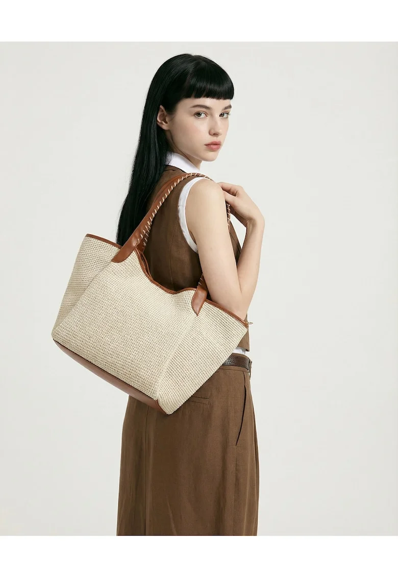 Geanta shopper Valoria Ultra, Alb